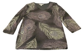 JM COLLECTION Peacock Feather Size: Petite Large - £12.02 GBP