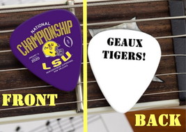 LSU Tigers 2020 Football Championship Set of 3 premium Promo Guitar Pick... - $9.59