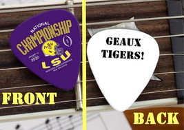 LSU Tigers 2020 Football Championship Set of 3 premium Promo Guitar Pick... - £7.63 GBP