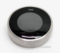 Nest 2nd Generation T200477W Learning Silver Programmable Thermostat 02A - £38.37 GBP