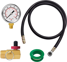 Air Tank Valve Kit with Gauge, Air Tank Repair Kit Come with 2&quot; Pressure... - £21.15 GBP
