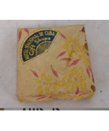 Hotel from Cuba vintage gift shop advertising box fan hand block paper - $16.00