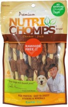 Nutri Chomps Chicken and Duck Kabobs Dog Treat - 6 count - £10.84 GBP
