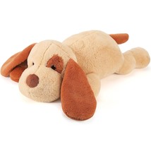 24 Inch Dog Weighted Stuffed Animals, Cute Toy Soft Hugging Pillow For Kids Girl - £26.73 GBP