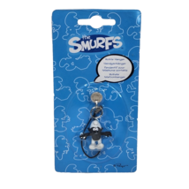 The Smurfs 2011 Mobile Hanger / Dangle Charm Black Red Eyes Smurf New In Package - £8.91 GBP