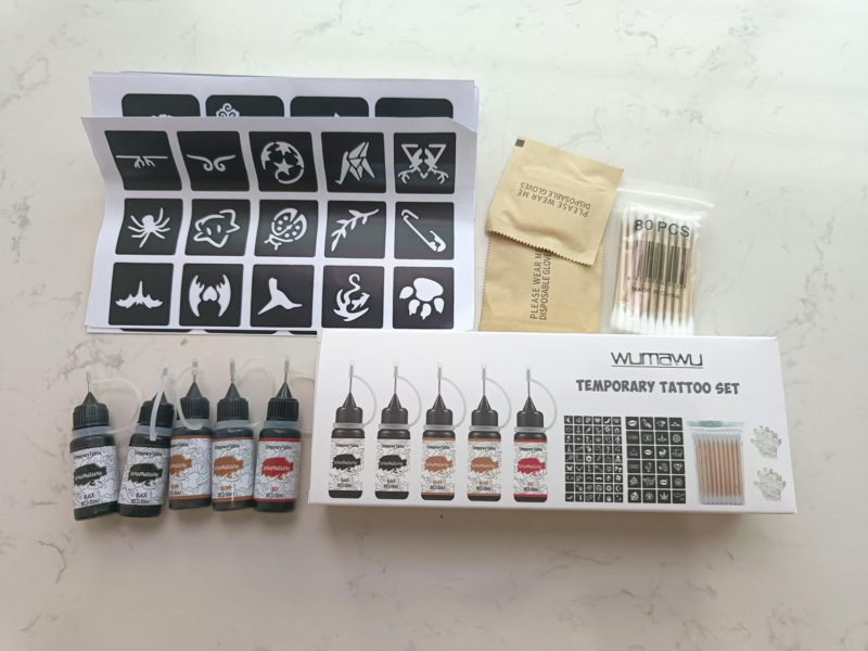 Temporary Tattoos Kits, Semi Permanent Tattoos, DIY Fake Freckles