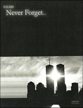Schecter Guitars 9-11-2001 Never Forget NYC World Trade Center Twin Towers ad - £3.38 GBP