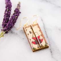 Italian Tarot Card Earrings- The Hanged Man - £15.42 GBP