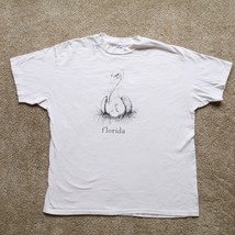 VINTAGE Single Stitch Florida Pelican Animal Tee T Shirt Hanes Beefy Tag Size XL - £23.19 GBP