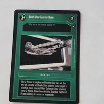 Star Wars SWCCG New Hope Death Star Tractor Beam Black Border DS Rare Decipher - £0.78 GBP