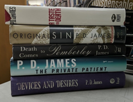 P.D. James Original Sin Private Patient Devices and Desires A Taste of Death x5 - £19.53 GBP