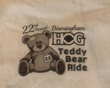 22nd Annual Birmingham HOG Teddy Bear Ride T Shirt White L Missing Tag Sh2 - £3.88 GBP