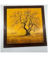 Tree of Life Margaret Gare Barks Art Print Mounted Board MCM Farm Wood F... - $133.40 CAD