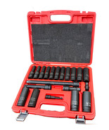 20PCS 1/2&quot; Dr Metric Master Deep Impact Socket Set Cr-Mo w/Extension Bar... - £41.22 GBP