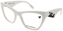 KARL LAGERFELD KL6171-105-54 Eyeglasses Eye Glasses 105 WHITE Authentic ... - $89.09