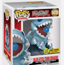 Funko Pop Animation Yu-Gi-OH! Blue-Eyes Toon Dragon #1478 GITD Hot Topic... - $39.59