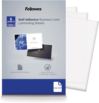Self-Adhesive Pouches, Business Card Size, 5 Mil, 5 Pack (5220101) - $9.72