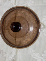 PYREX round glass lid, only  (blk outsd -3) - $5.00