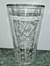VTG Cocktail Shaker Federal MCM Bartender Glass Drink Recipe 12 oz. - £19.10 GBP
