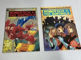 ROBOTECH II The Sentinels Comics 1 &amp; 2 1988 1990 Lot of two - £11.65 GBP