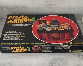 Vtg 1975 PRESSMAN Presto Magic Show No 1 Sold for parts or pieces including Box - £6.72 GBP