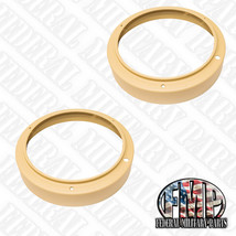 2 Bezel Bezel Rings for All Military Headlights Headlights Included Humvee LM... - £68.68 GBP