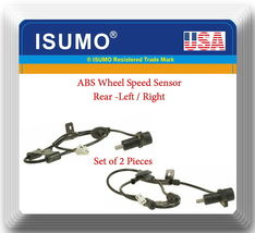2 x ABS Wheel Speed Sensor Rear L/R Fits:OEM#2C000 Hyundai Tiburon 2003-2004 - £28.41 GBP