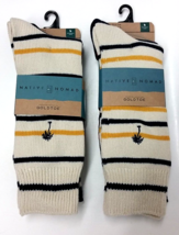 4 PAIR GOLD TOE Men&#39;s N.N Crew Socks, Knit w/ ORGANIC Cotton, 6-12.5 LIM... - $21.77