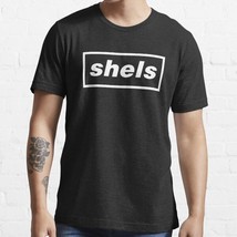  Shels Men&#39;s Black Cotton T-Shirt - £16.71 GBP