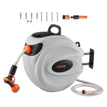 VEVOR Retractable Hose Reel Water Hose Reel 84&#39;x5/8&quot; 180 Swivel Wall-Mou... - $166.94