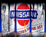 Nissan Motor Oil Distressed Lube Filter Dirty Grunge Cup Mug Tumbler 20 oz - £15.73 GBP