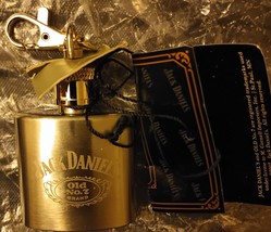 Jack Daniel&#39;s mini keychain flask, 1ounce - £20.43 GBP