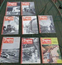 Lot of 8 Trains &amp; Travel - 1952 - Very Good Condition - $22.80