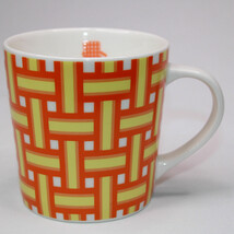 Starbucks Orange Yellow Retro Webbed Lawn Chair Coffee Mug Tea Cup 16 Oz... - $12.60