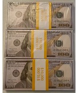 Full Print 500000 Realistic Prop Money New Dollar Bills Cash Fake Movie ... - $284.99