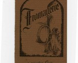 Fromagerie French Restaurant Advertising Card Ridge Road Rumson New Jers... - $17.82