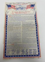 Declaration of Independence &amp; The Bill Of Rights - £18.27 GBP