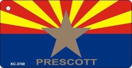 Prescott Arizona State Flag Novelty Metal Key Chain - $11.95