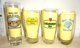 4  Eggenberg Ausferner Schladminger Beck Brau Austrian Beer Glasses - £15.94 GBP