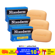 3 Boîtes de NIXODERM Soufre et Acide Salicylique Savon 100g - Acné/Problème... - £26.52 GBP
