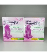 2- Playtex Simply Gentle Glide 18 ct Lightly Scented 9 Super &amp; 9 Regular - $24.99