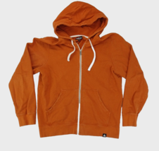 American Giant Veste Hommes Taille L Orange Fermeture Éclair Lourd Coton... - £34.12 GBP