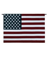 53x38 AMERICAN FLAG Patriotic USA United States Tapestry Wall Hanging - £124.04 GBP