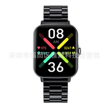 F107 Smart Watch Body Temperature Heart Rate Bluetooth Call Language Assistant S - £44.10 GBP