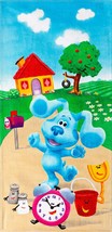 Blues Clues Think Blue Beach Towel Measure 28 x 58 Inches - £13.33 GBP