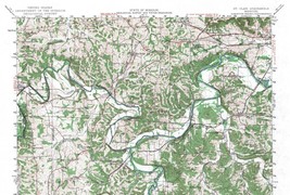 St. Clair Quadrangle, Missouri 1947 Topo Map USGS 15 Minute Topographic - £17.56 GBP