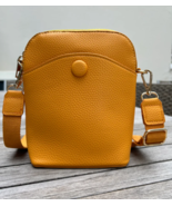 Dorado Style Pebble Crossbody Bag Yellow - $9.02