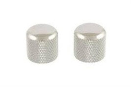 Allparts MK-3300 Push-on Metal Dome Knobs, 2pc Chrome - $9.99