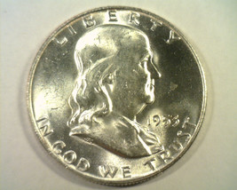 1953-D Franklin Half Dollar Choice Uncirculated / Gem+ Ch. Unc. / Gem+ Original - £51.14 GBP