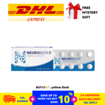 6X 60s Vitamin B1, B6, B12 NEUROBION Nerve Relief Numbness Tingling EXPR... - $117.01